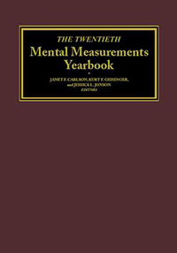 Mental Measurement Yearbook 20th Edition Cover