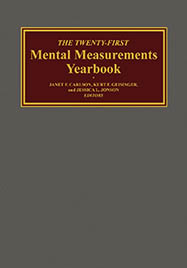 Mental Measurement Yearbook 21st Edition Cover