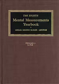 The Eighth Mental Measurements Yearbook