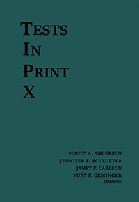 Tests in Print X Cover
