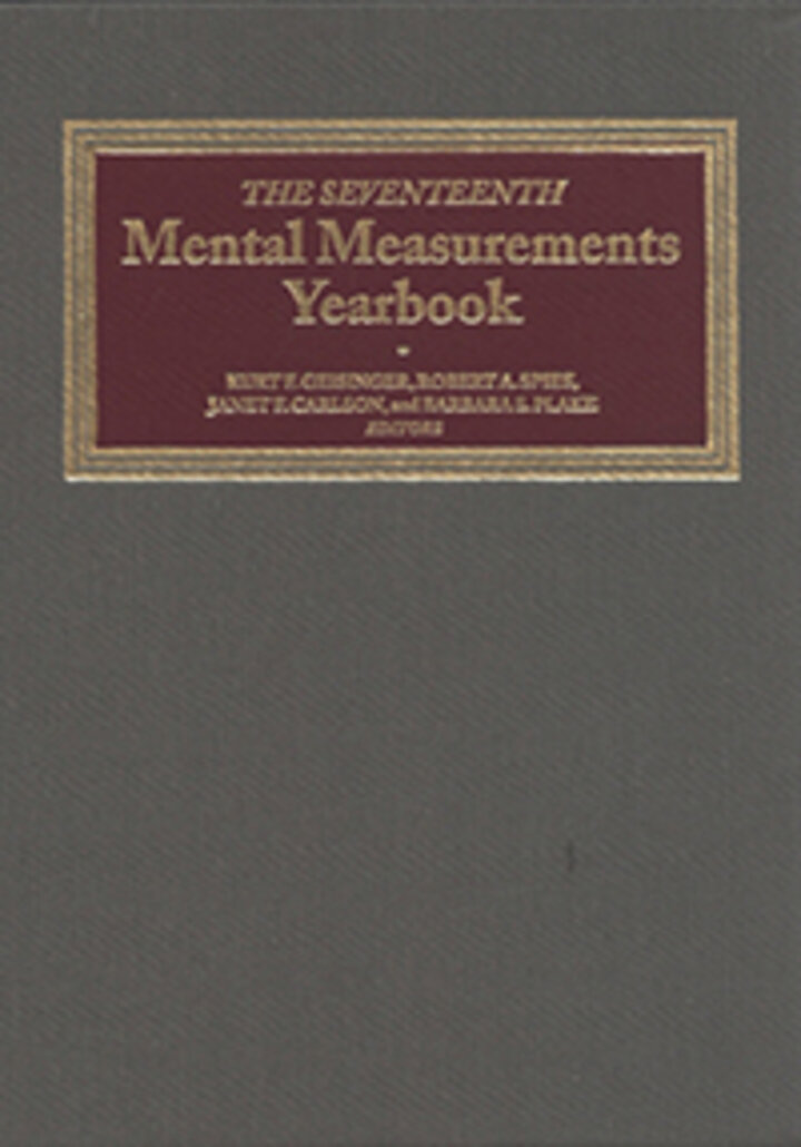 The Seventeenth Mental Measurements Yearbook