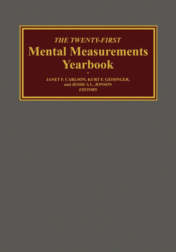 The Twenty-First Mental Measurements Yearbook