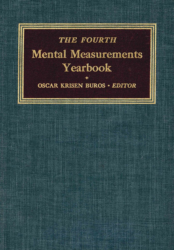 4th Mental Measurements Yearbook