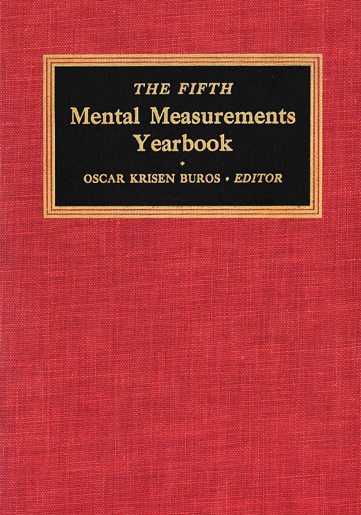 5th Mental Measurements Yearbook