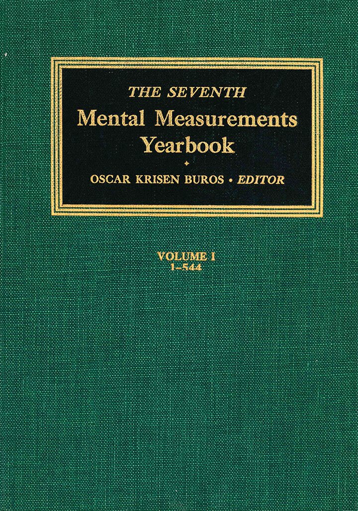 7th Mental Measurements Yearbook