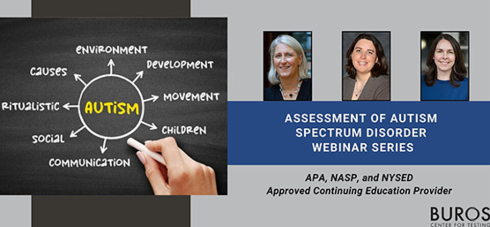 Photos of the presenters of the Autism Assessment Webinar Series.