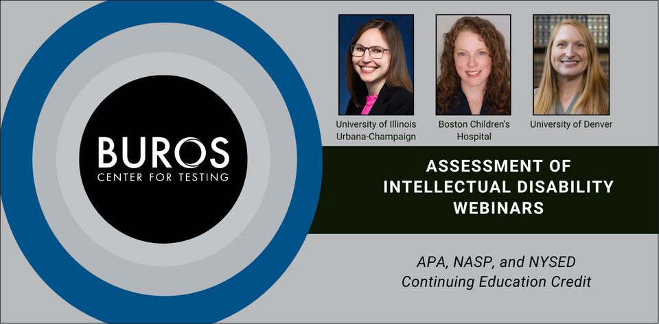 Intellectual Disability Assessment Webinar Series
